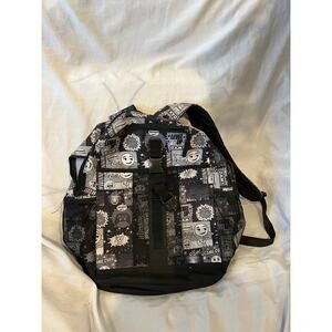 Black and White Gamer Quote Backpack